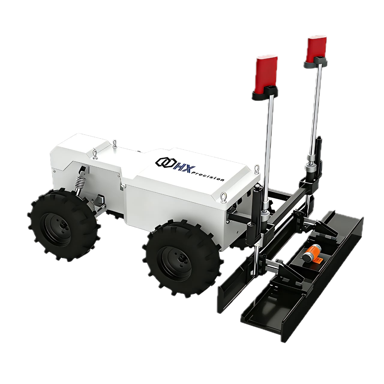 Four-Wheel Laser Concrete Screed Robot